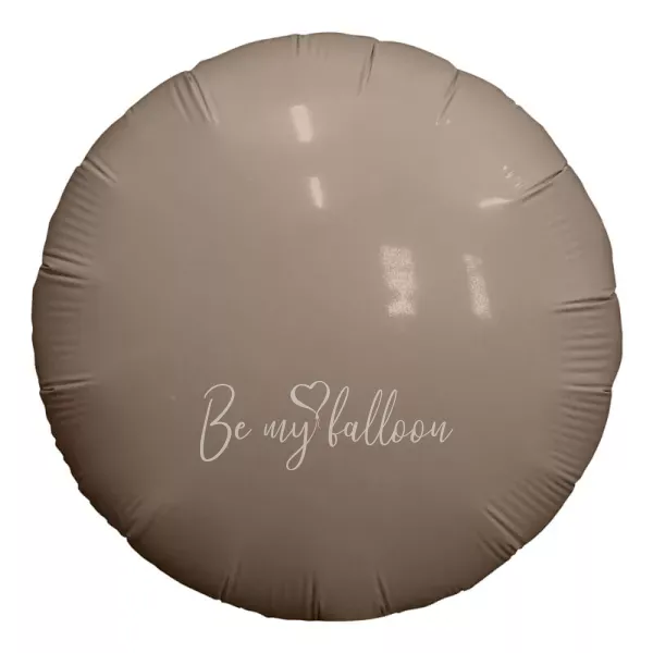 18" Cacao round foil shape