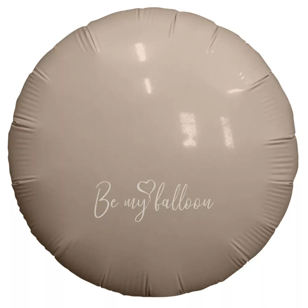 18" Latte round foil shape