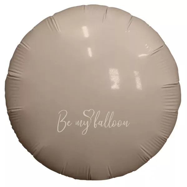 18" Latte round foil shape