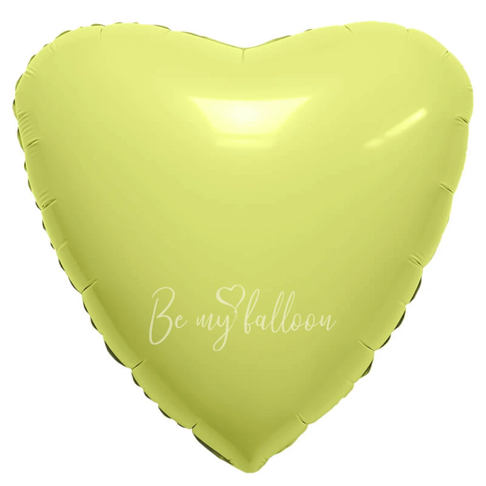 18" Lemon heart foil shape