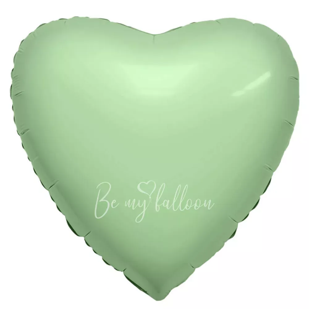 18" Olive heart foil shape