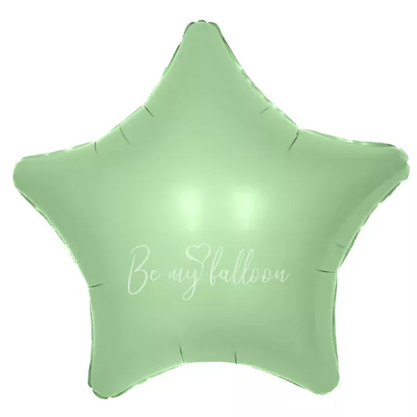 18" Olive star foil shape