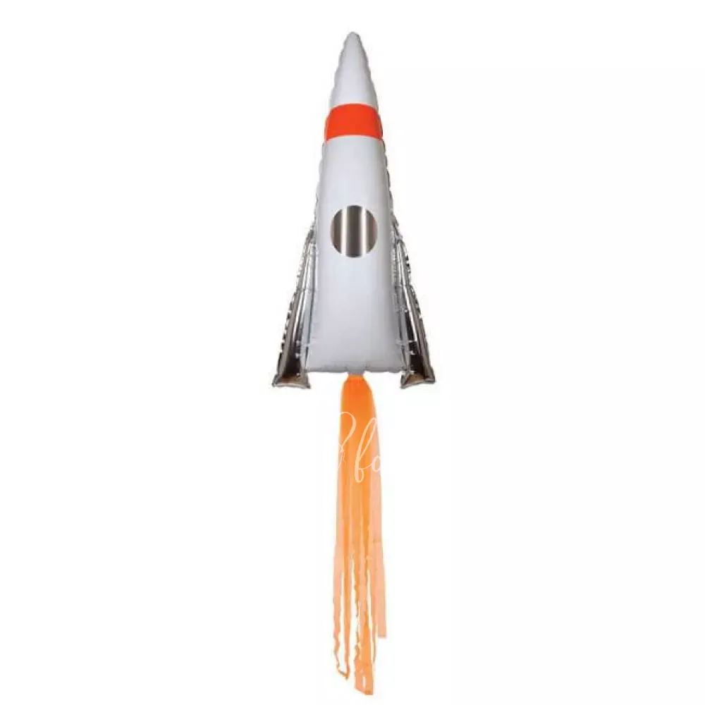 39" Space Rocket Mylar Balloon