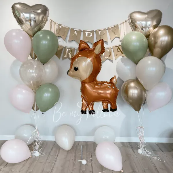 A bouquet of balloons for a birthday