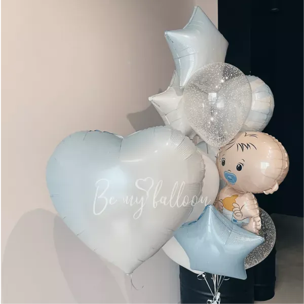 A Newborn boy! Balloon bouquet