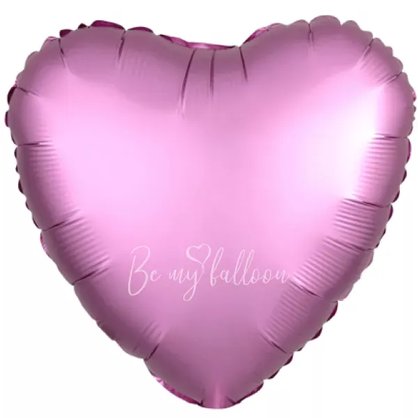 30" Helium foil satin Pink Heart balloon