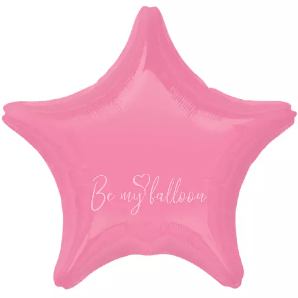 32" Helium foil balloon gloss Pink Star 