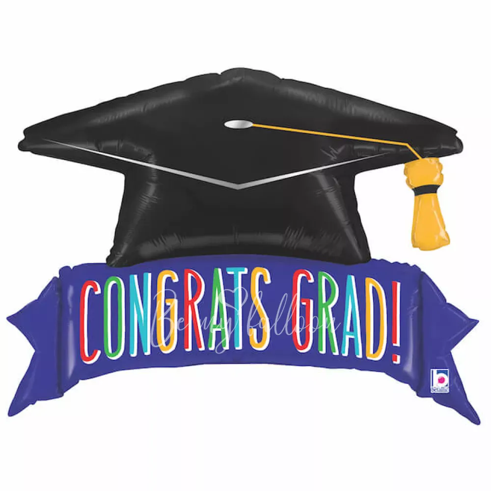 45" Foil Congrats Grad Banner balloon