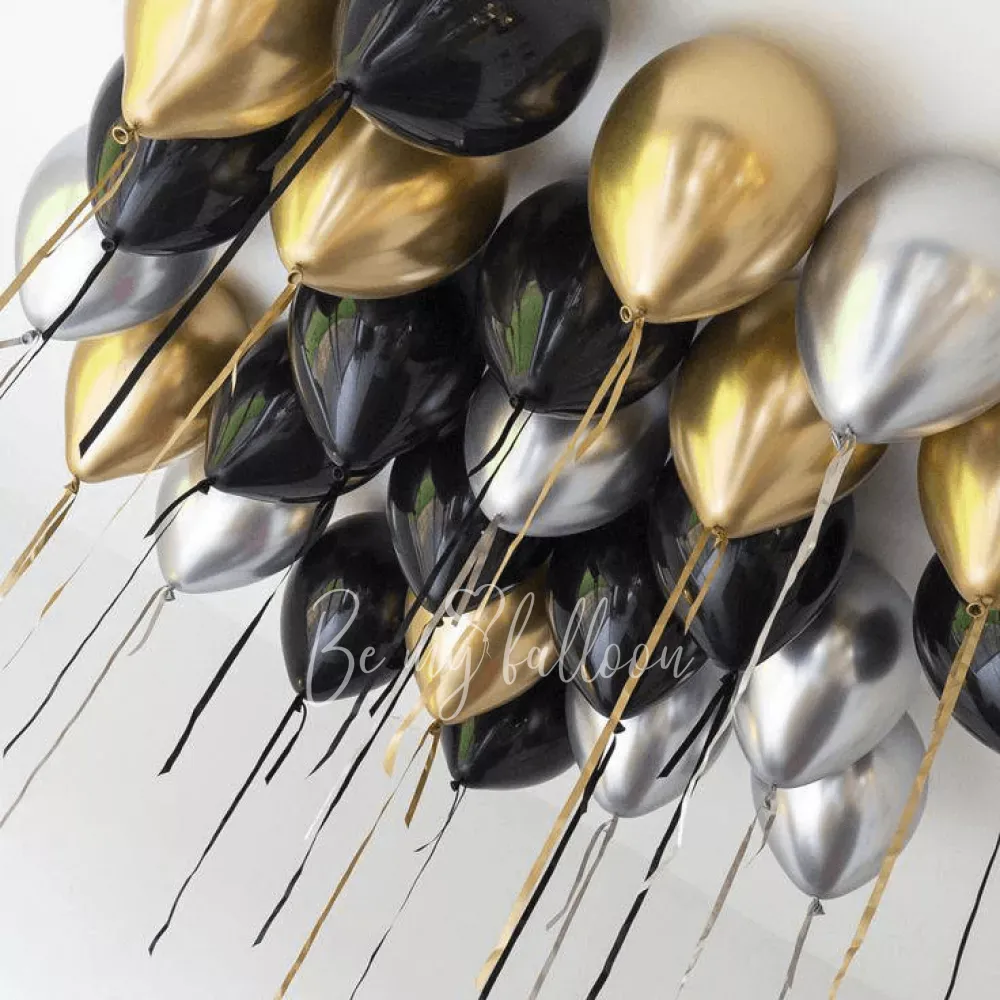 50 потолочных гелиевых шаров премиум класса