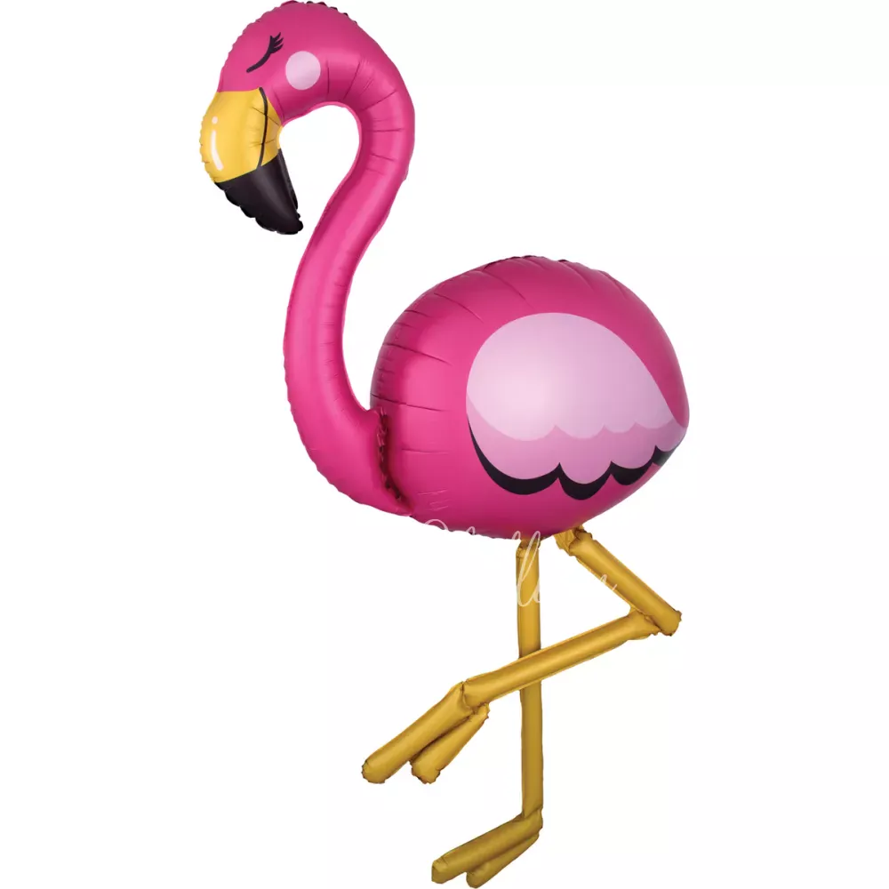 86x172cm Air-filled foil Flamingo air walker balloon