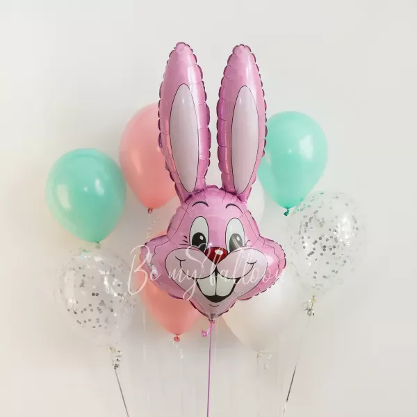 مجموعة بالونات الأرنب باني