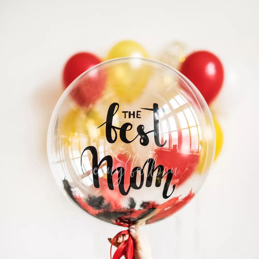 Best Mom! Bubble Balloon
