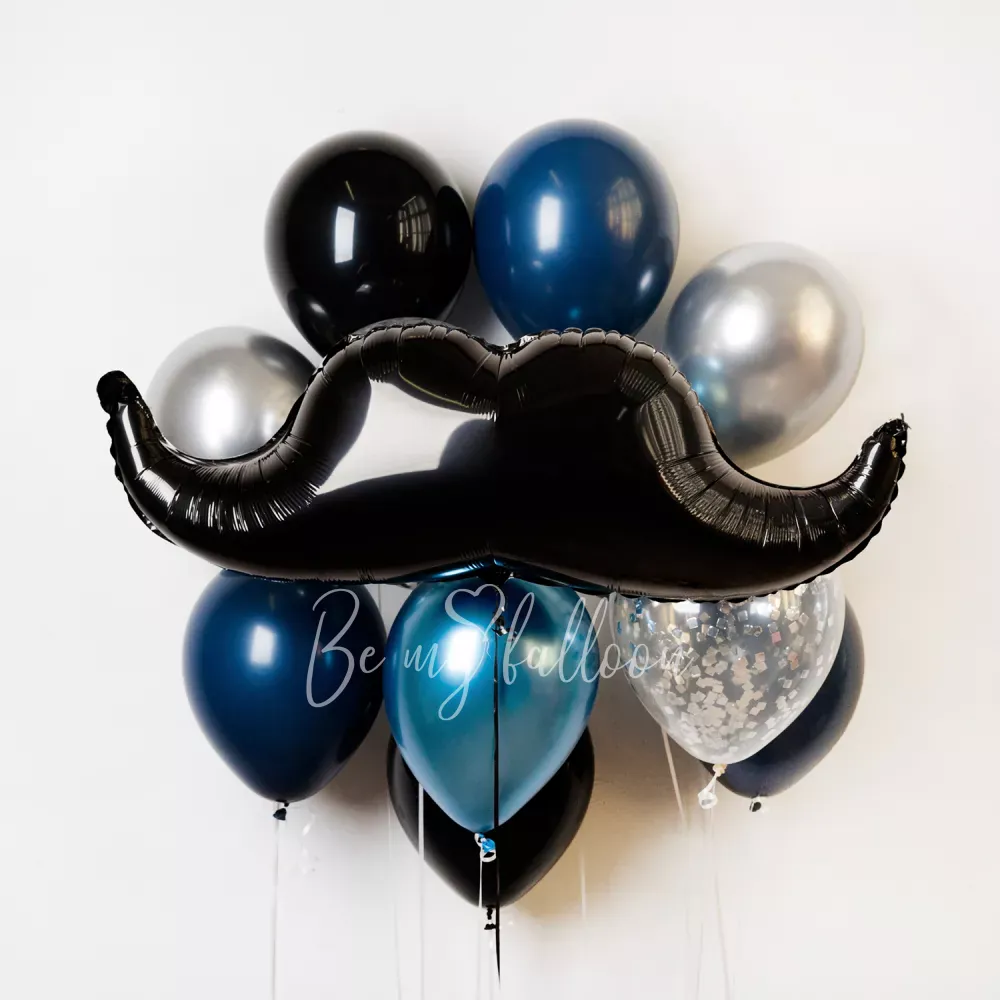 Mustache! Balloon Bouquet