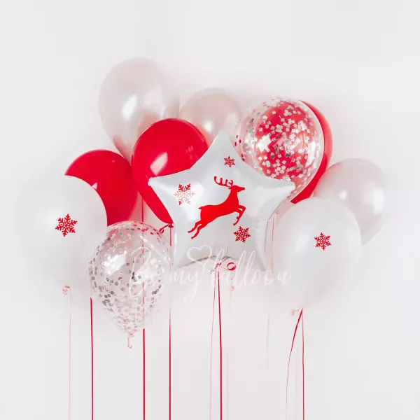 Scandinavian deer Balloon Bouquet