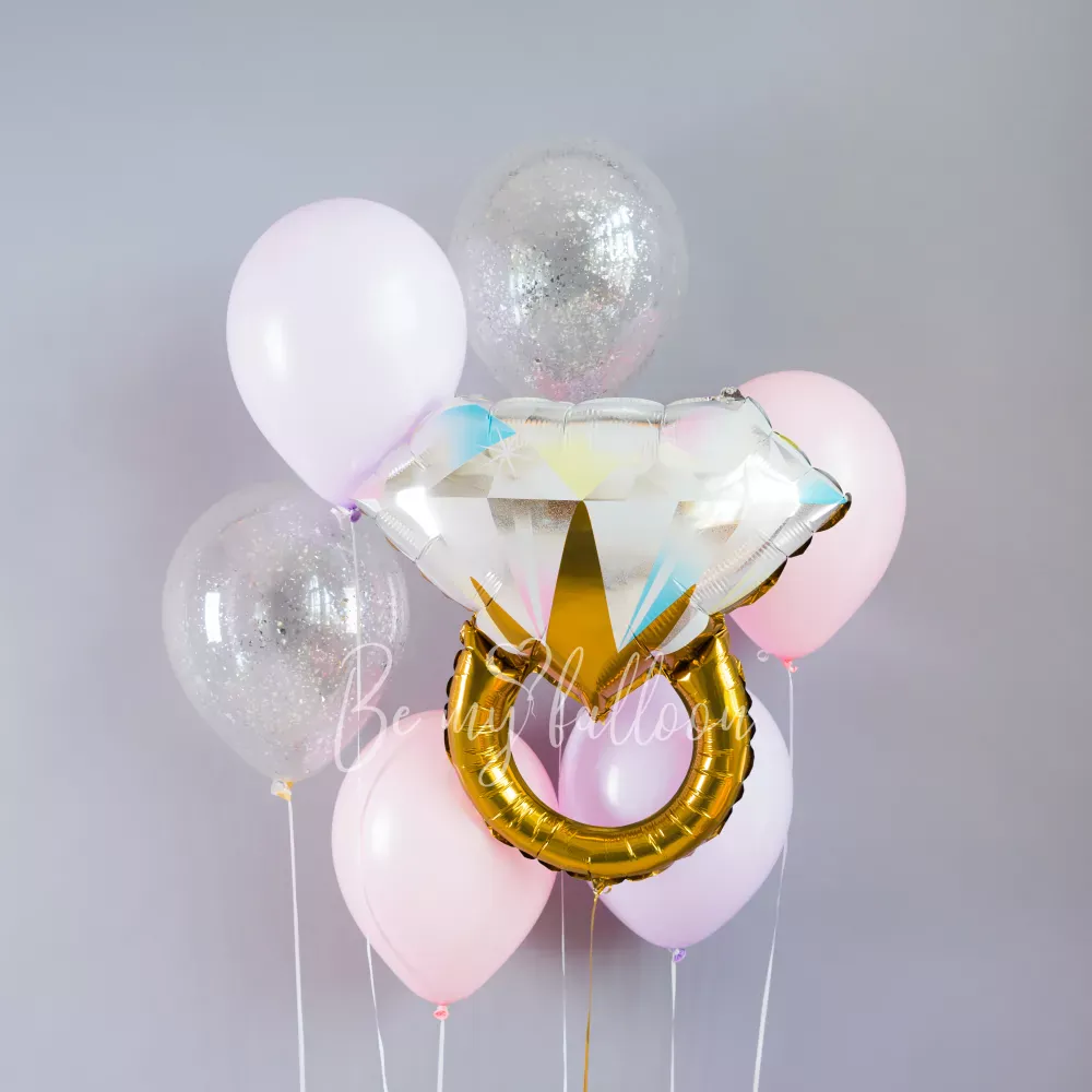 I'm getting married! Balloon bouquet