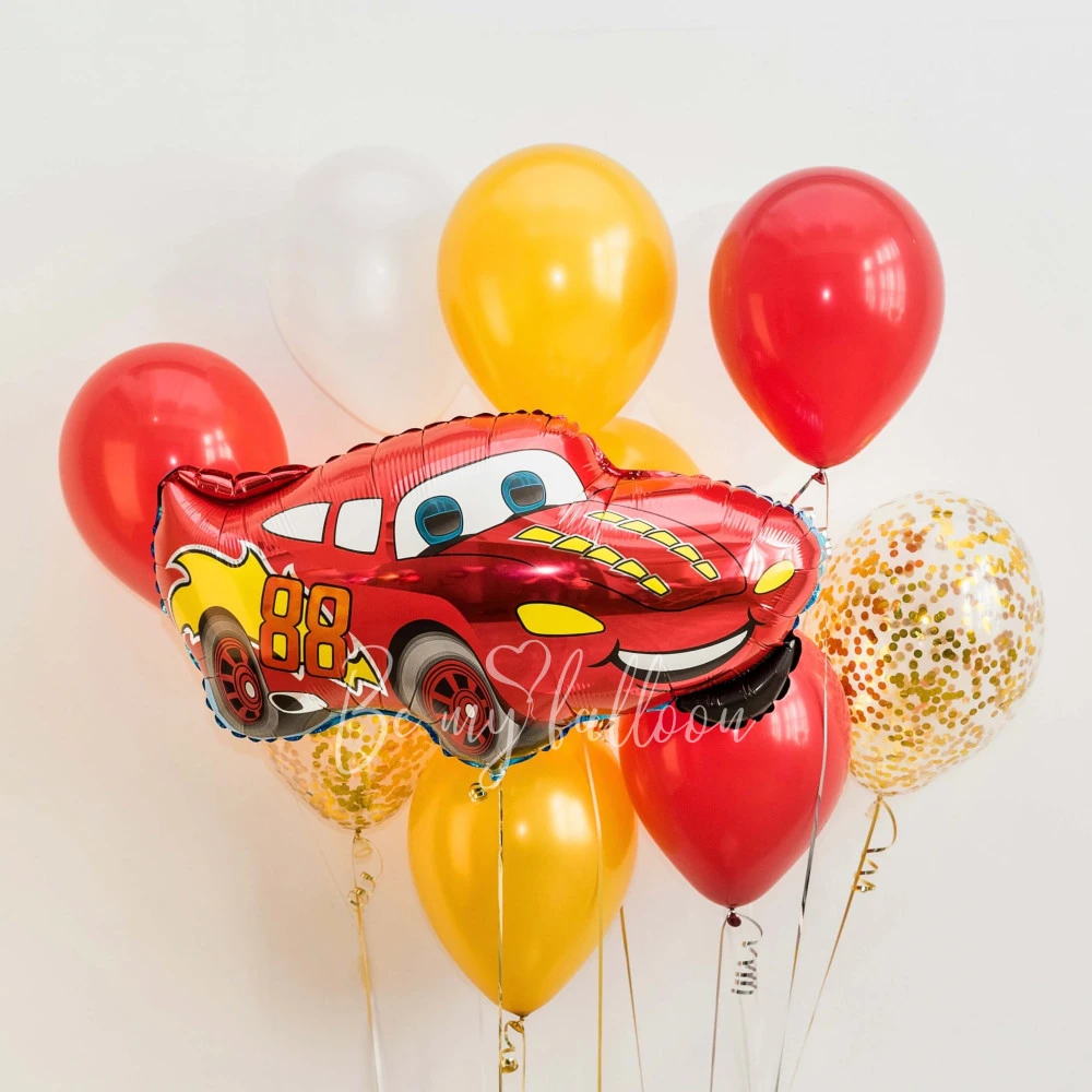 32" Helium foil Happy Racer balloon