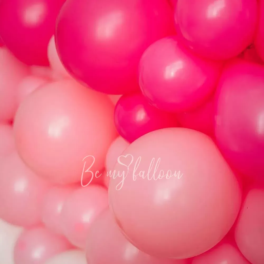 Гирлянда из шаров органик Яркая Валентинка 