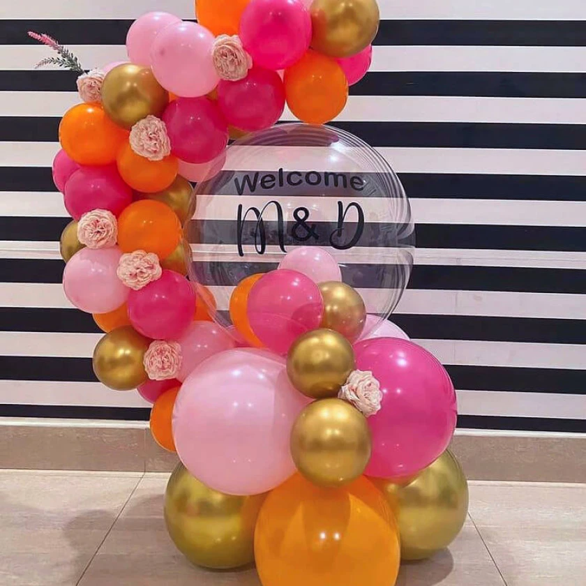 Welcome balloons