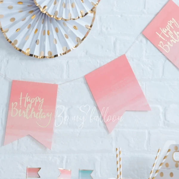 Ombre bunting