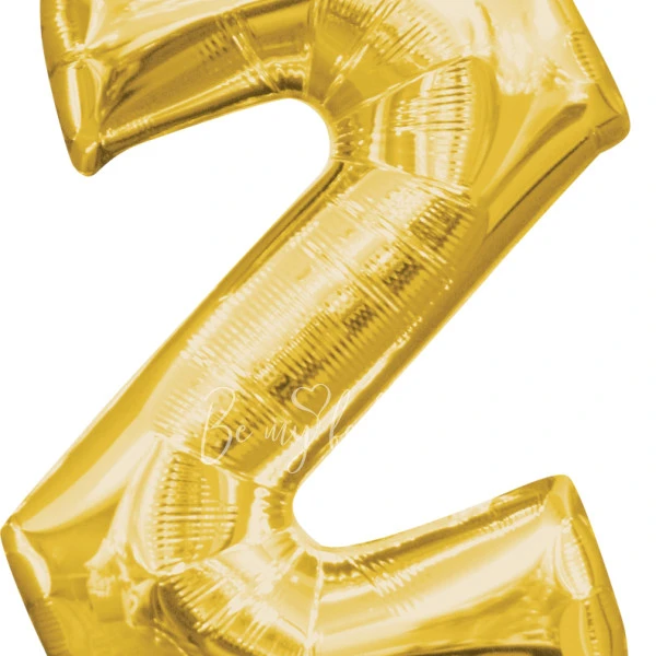 40" Helium foil gloss Gold Letter Z balloon