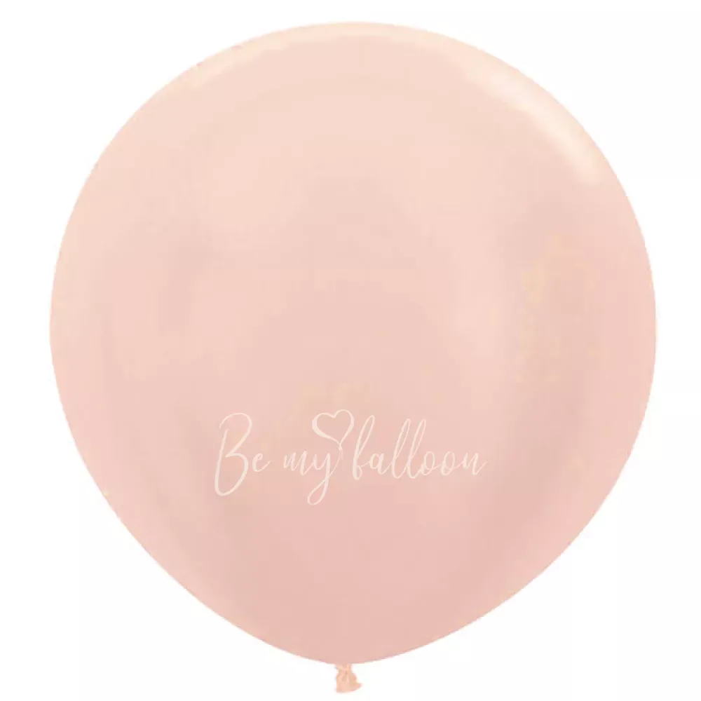 36" Helium metallic rose gold 568 plain balloon