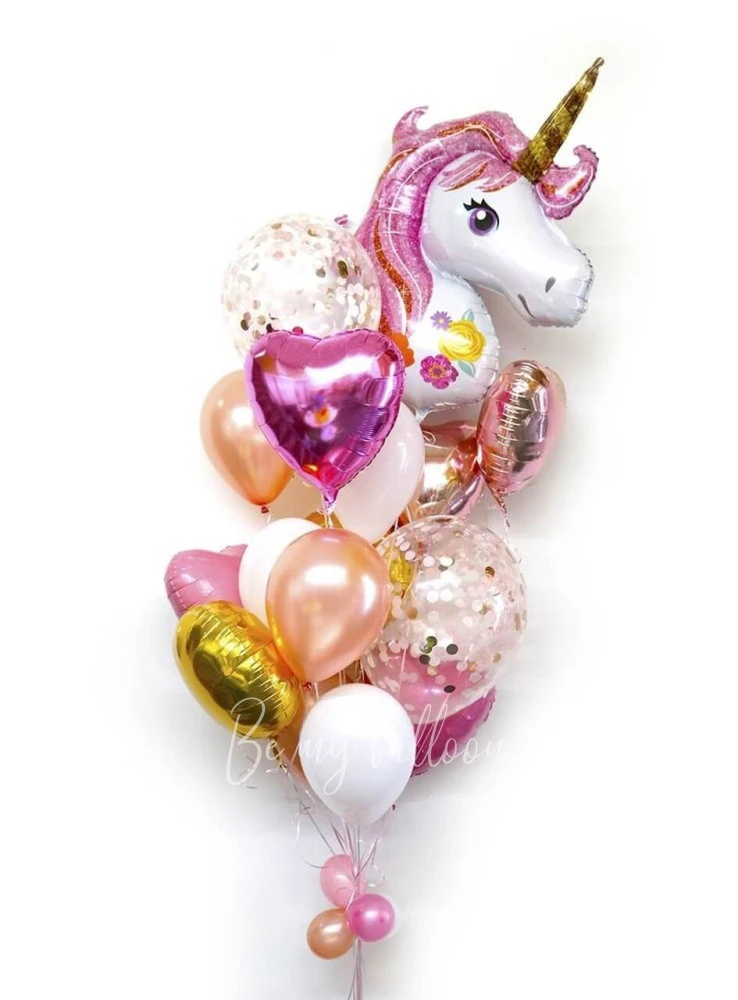 33" Helium foil Magical Unicorn Head balloon
