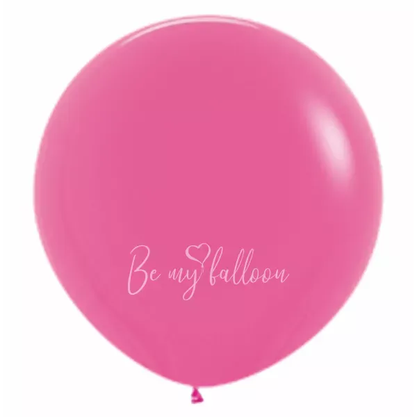 36" Helium fashion fuchsia 012 plain balloon