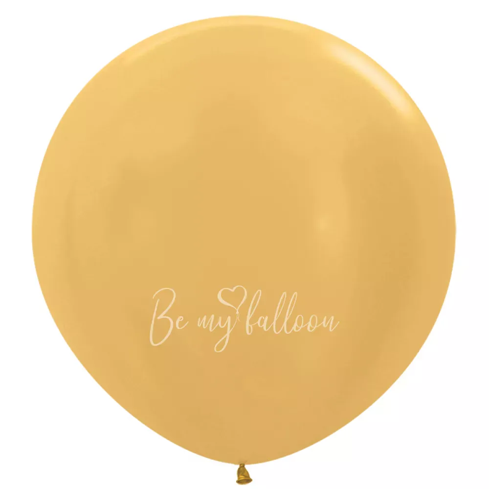 36" Helium metallic gold 570 plain balloon