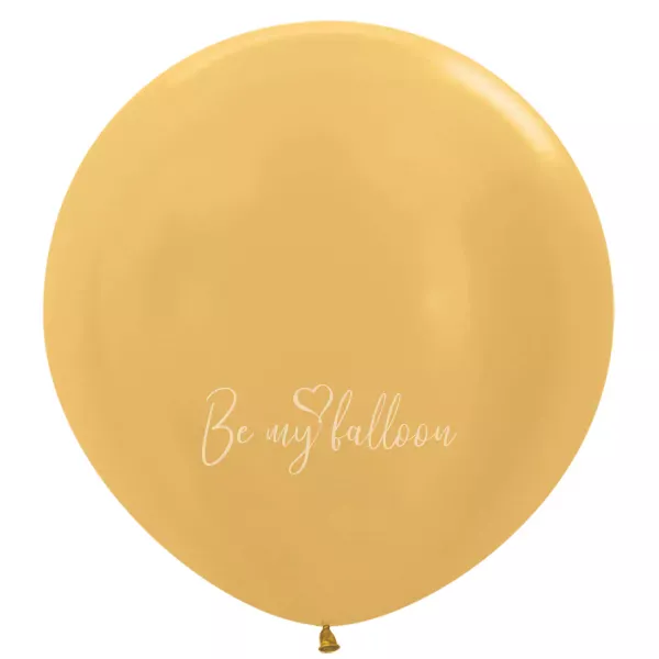 24" Helium metallic gold 570 plain balloon