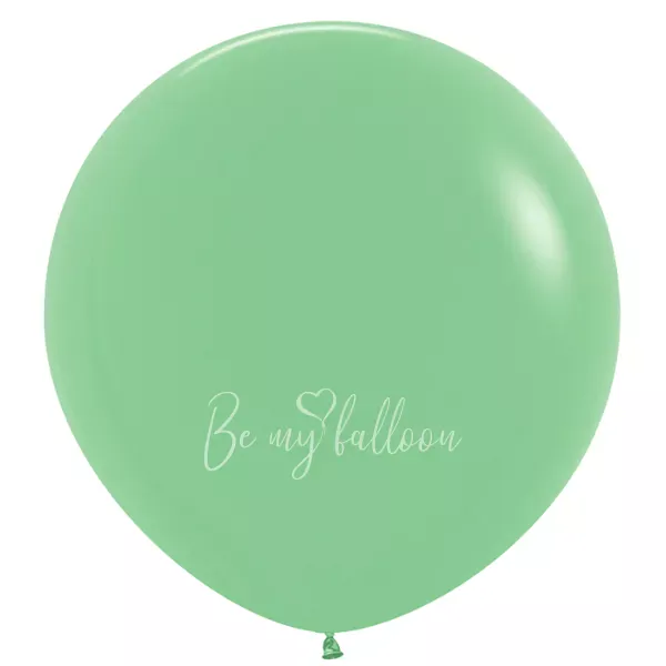 24" Helium fashion green 030 plain balloon