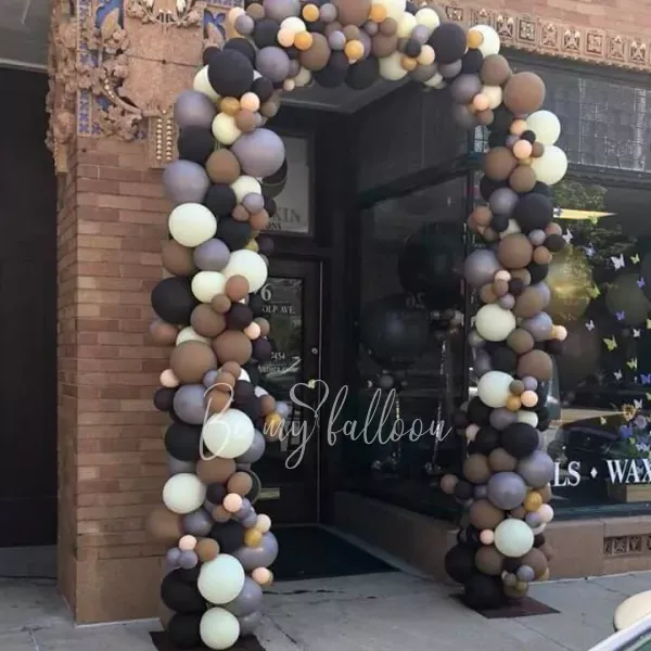 8 meter Organic Balloon Arch