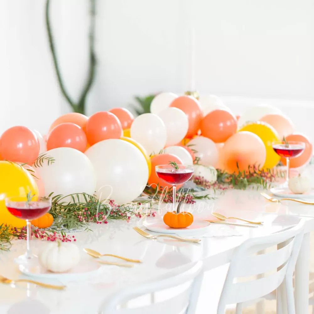 Multicoloured Balloon table Garland