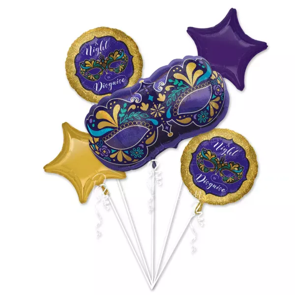 باقة بالونات ليلة مقنعة