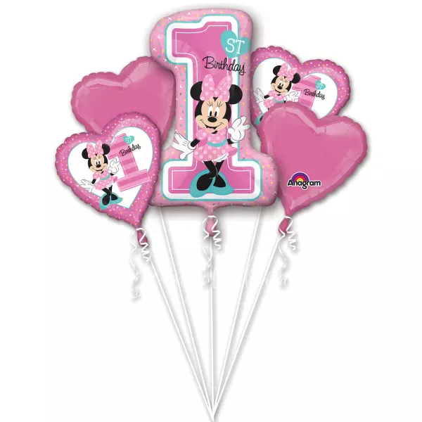 باقة بالونات عيد الميلاد الأول لميني ماوس