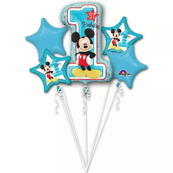 باقة بالونات عيد الميلاد الأول لميكي ماوس